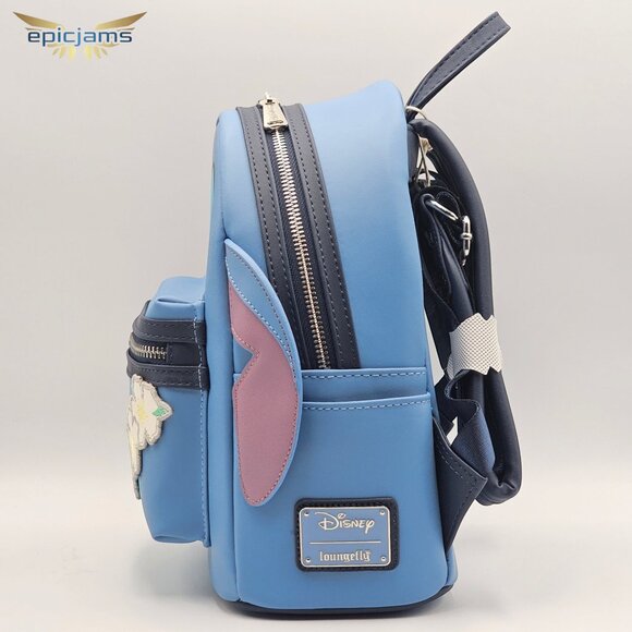 Loungefly Disney Lilo & Stitch Figural Stitch with Lei Mini Backpack
